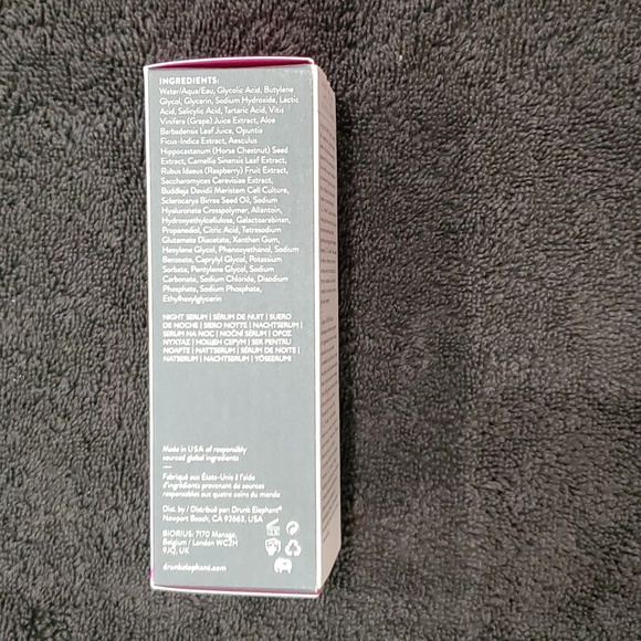 Drunk elephant T.L.C framboos glycolic night serum upc# 812343032781 30ml./1 oz - Picture 4 of 6